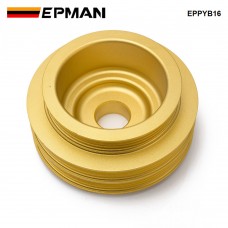 EPMAN Light Weight Crank Underdrive Engine Pulley Gold For Honda Civic 92-00 B16 Z0132 B16A B18C EPPYB16